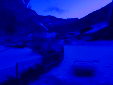 Vue depuis le rez de chaussée du chalet 